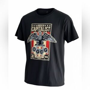 VINTAGE Five Finger Death Punch American Capitalist 2012 USA Tour Tee Shirt XXL